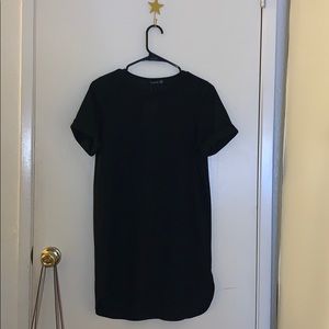 Black t-shirt dress